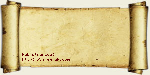 Isidora Pandurović vizit kartica